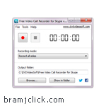 برنامج مسجل فيديو سكايب Video Call Recorder for Skype 1.2.0.16